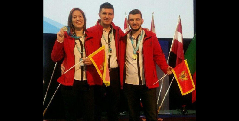 Zlatna medalja za Crnu Goru na takmičenju Euroskills